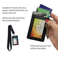 KEY JUST 1 - Card Holder with Keyring