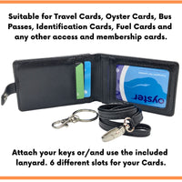 KEY JUST 2 - Lanyard with Card Holder and Keychain