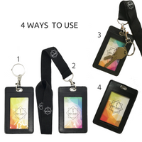 KEY JUST 1 - Card Holder with Keyring