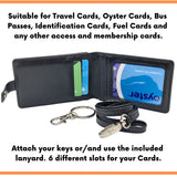 KEY JUST 2 - Lanyard with Card Holder and Keychain