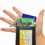 KEY JUST 1 - Card Holder with Keyring